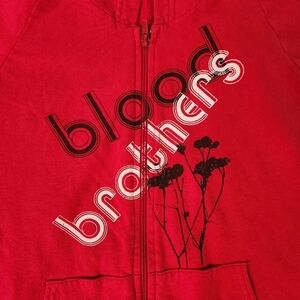 RARE Vintage The Blood Brothers Band Sweatshirt Hoodie Zip-Up Crimes Era